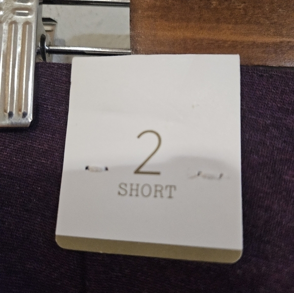 Weekends by Chicos purple pants 2 short - Picture 8 of 12